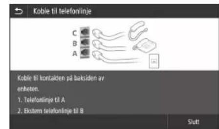 CANON iSENSYS MF522x - Konfigurere faksinnstillinger - 3