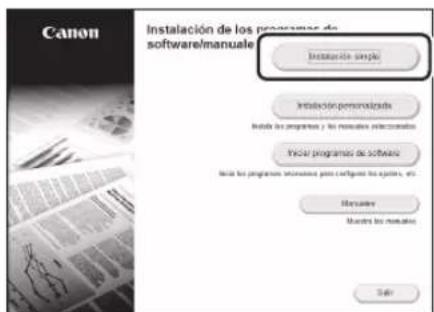 CANON iSENSYS MF522x - Instalar el software - 2