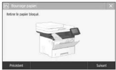 CANON iSENSYS MF522x - L'appareil ne fonctionne pas en cas de bourrage papier - 3
