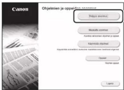 CANON iSENSYS MF522x - Ohjelmiston asentaminen - 2