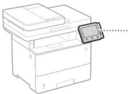 CANON iSENSYS MF522x - Inditsa a muveletet a kezelopanelen - 1