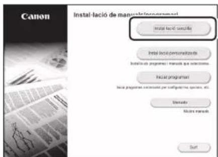 CANON iSENSYS MF522x - Instal-lacio del software - 2