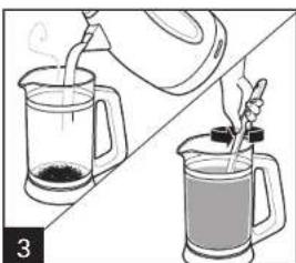 HAMILTON BEACH French Press 40400R - Préparation du café - 4