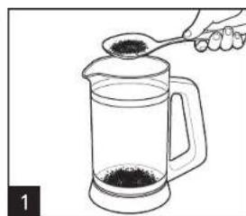 HAMILTON BEACH French Press 40400R - Cómo Preparar Té en Hebras - 1