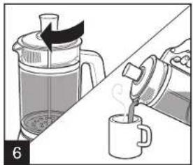 HAMILTON BEACH French Press 40400R - Préparation du café - 5