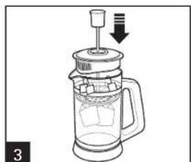 HAMILTON BEACH French Press 40400R - How to Steep With Tea Bags - 3