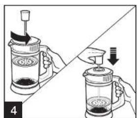 HAMILTON BEACH French Press 40400R - Cómo Preparar Té en Hebras - 4