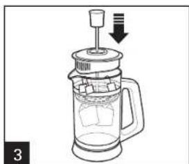 HAMILTON BEACH French Press 40400R - Cómo Preparar con Bolsitas de Te - 3