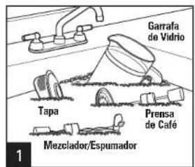 HAMILTON BEACH French Press 40400R - Cuidado y Limpieza - 1