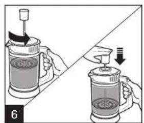HAMILTON BEACH French Press 40400R - How to Steep With Tea Bags - 6