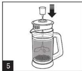 HAMILTON BEACH French Press 40400R - Cómo Preparar Chocolate Caliente - 5