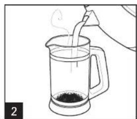 HAMILTON BEACH French Press 40400R - Cómo Preparar Té en Hebras - 2