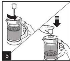 HAMILTON BEACH French Press 40400R - How to Make Coffee - 3