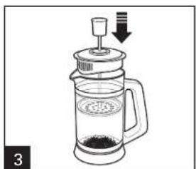 HAMILTON BEACH French Press 40400R - How to Steep Loose Tea - 4