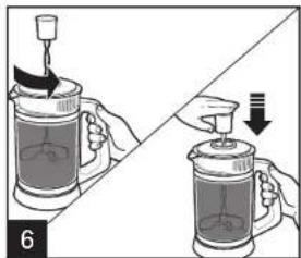 HAMILTON BEACH French Press 40400R - Cómo Preparar Chocolate Caliente - 6