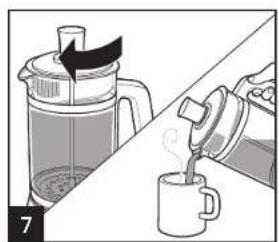 HAMILTON BEACH French Press 40400R - How to Steep With Tea Bags - 7