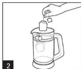 HAMILTON BEACH French Press 40400R - Cómo Preparar con Bolsitas de Te - 2