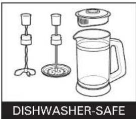 HAMILTON BEACH French Press 40400R - Care and Cleaning - 2