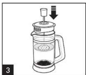 HAMILTON BEACH French Press 40400R - Cómo Preparar Té en Hebras - 3