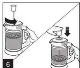 HAMILTON BEACH French Press 40400R - Cómo Preparar con Bolsitas de Te - 6