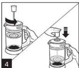 HAMILTON BEACH French Press 40400R - How to Steep Loose Tea - 5