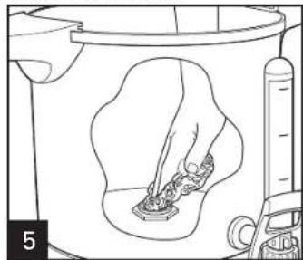 HAMILTON BEACH BrewStation 40540R - Como Remove la Decoloracion - 5