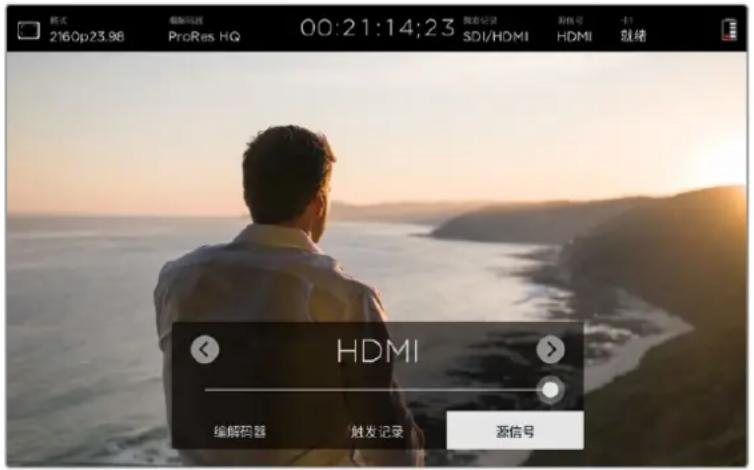 Blackmagic Design Video Assist 4K digital video recorder - 源信号 - 1