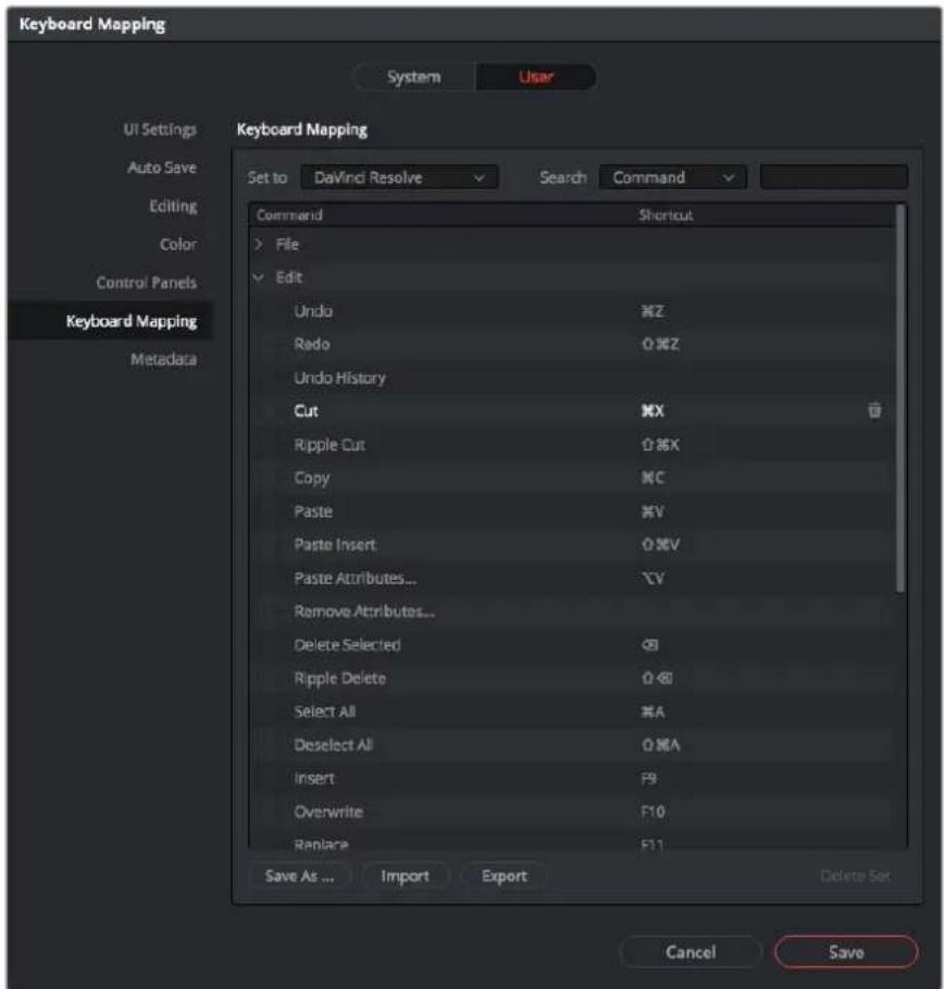 Blackmagic Design Video Assist 4K digital video recorder - Mapear Atalhos de Teclado - 1