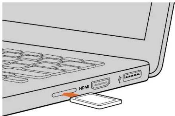 Blackmagic Design Video Assist 4K digital video recorder - SD力一DFAILの作業 - 1