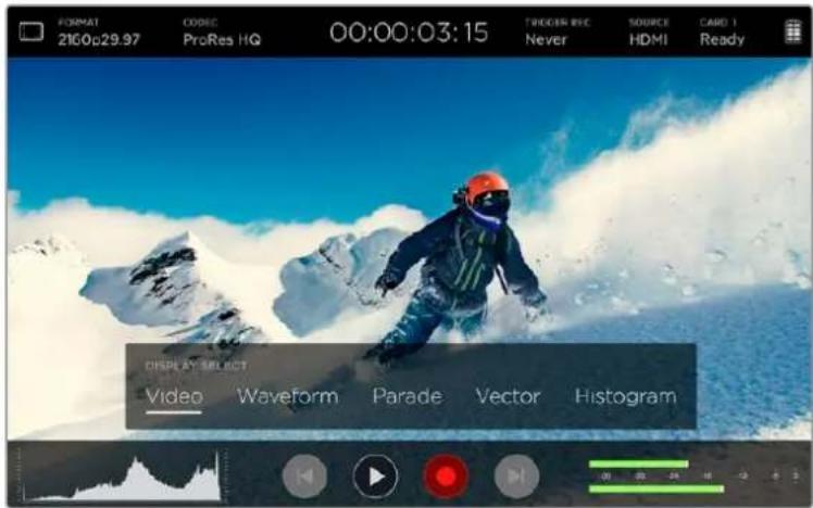 Blackmagic Design Video Assist 4K digital video recorder - Video Scopes - 1