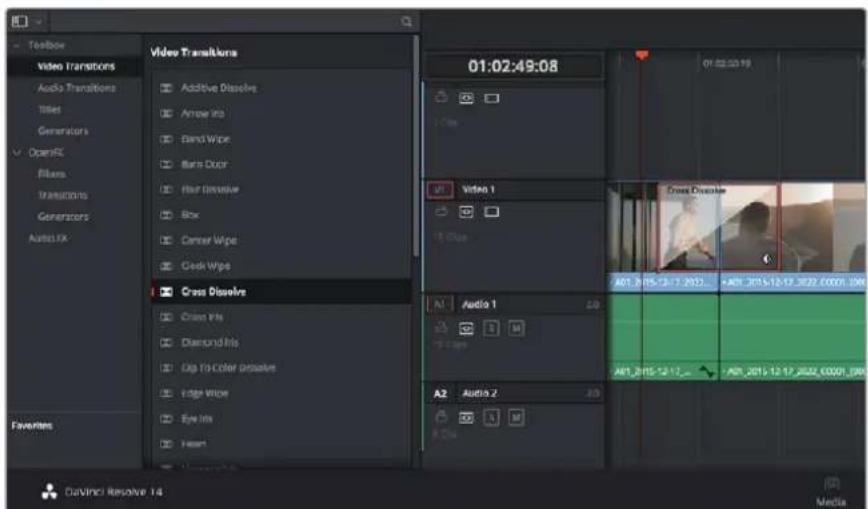 Blackmagic Design Video Assist 4K digital video recorder - Ajout de transitions - 1