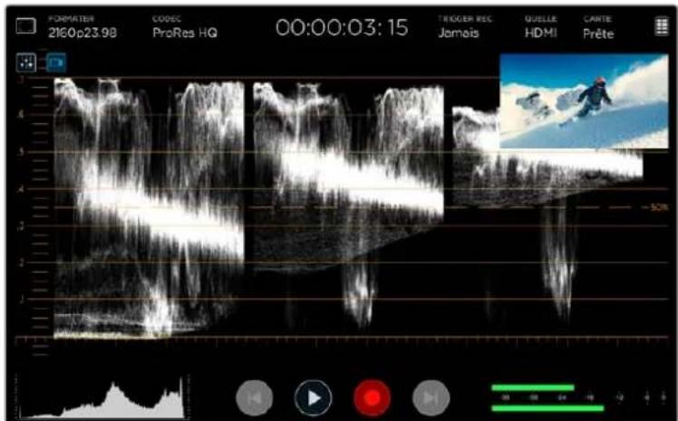 Blackmagic Design Video Assist 4K digital video recorder - Ajuster les scopes - 3