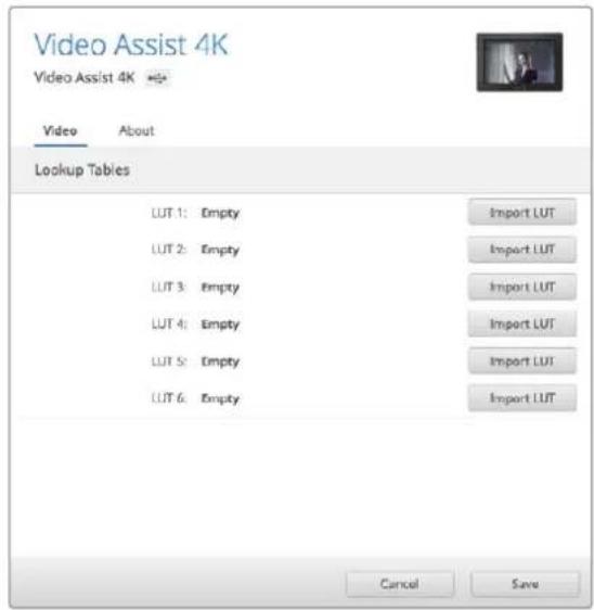 Blackmagic Design Video Assist 4K digital video recorder - Exibir LUT 3D - 1