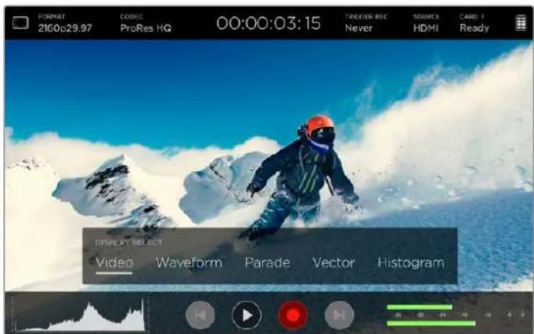 Blackmagic Design Video Assist 4K digital video recorder - Escopos de Video - 1