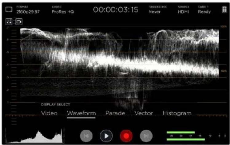 Blackmagic Design Video Assist 4K digital video recorder - Waveform - 1
