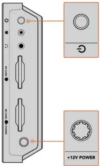 Blackmagic Design Video Assist 4K digital video recorder - 電源の接続 - 1