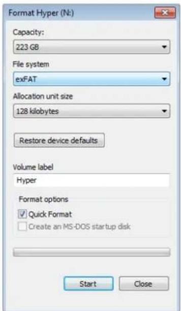 Blackmagic Design Video Assist 4K digital video recorder - Vorbereiten von SD-Karten auf einem Windows-Computer - 1
