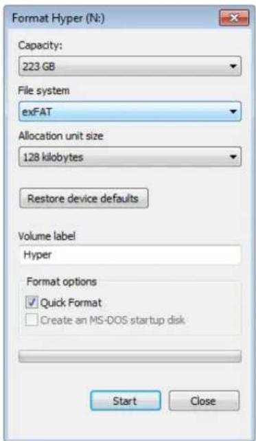 Blackmagic Design Video Assist 4K digital video recorder - Preparar Cartoes SD em um Computador Windows - 1