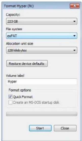 Blackmagic Design Video Assist 4K digital video recorder - Formattazione delle schede SD su Windows - 1