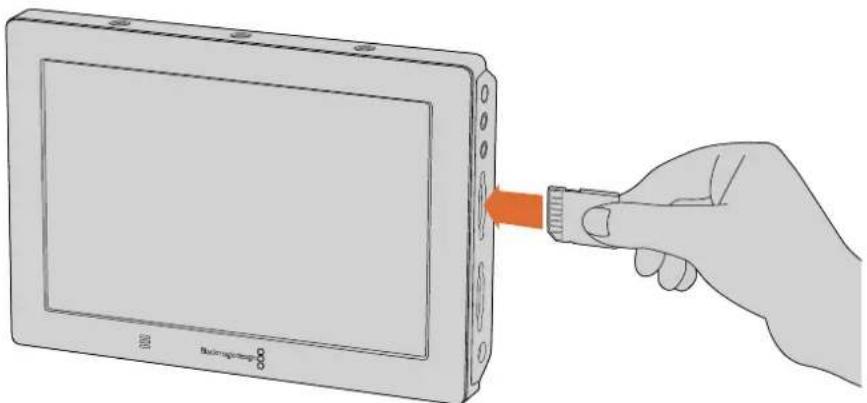 Blackmagic Design Video Assist 4K digital video recorder - Порадок установский SD-картbi - 1