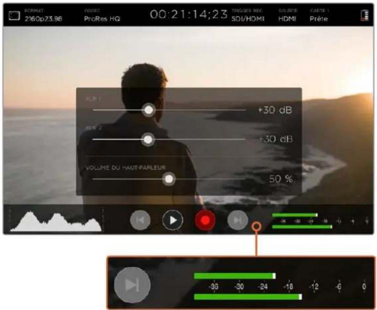 Blackmagic Design Video Assist 4K digital video recorder - Niveau audio analogue - 1