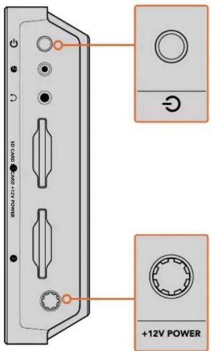 Blackmagic Design Video Assist 4K digital video recorder - Branchement de l'alimentation - 1