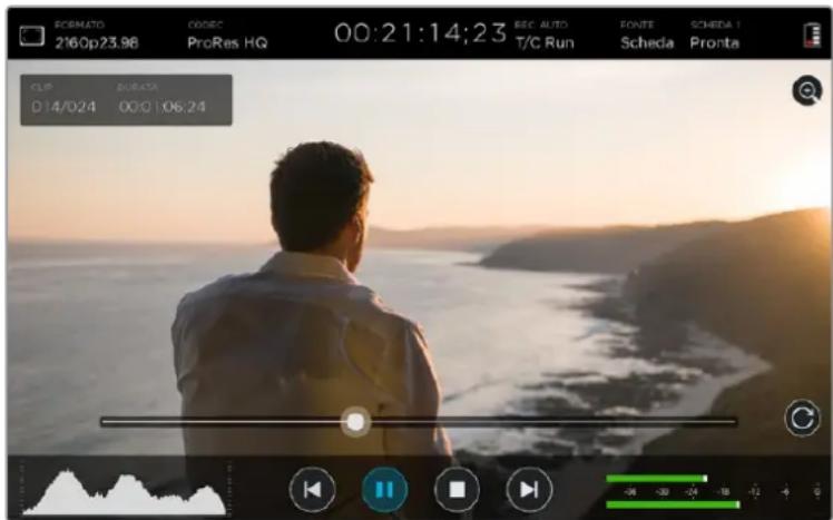 Blackmagic Design Video Assist 4K digital video recorder - Riproducione continua - 4