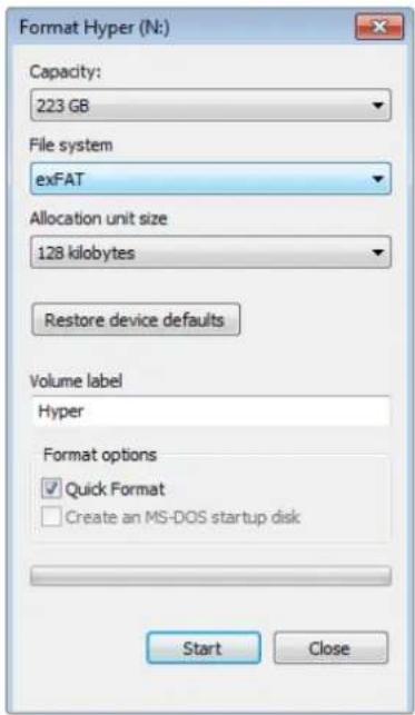 Blackmagic Design Video Assist 4K digital video recorder - Preparing SD Cards on a Windows computer - 1