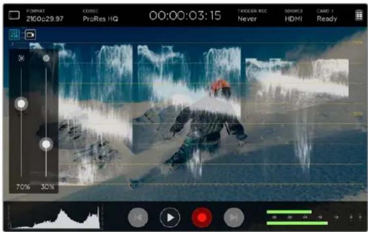 Blackmagic Design Video Assist 4K digital video recorder - Ajustar Escopos - 2
