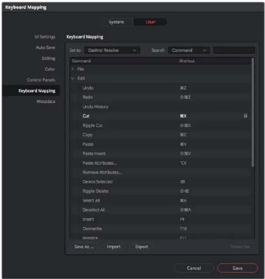 Blackmagic Design Video Assist 4K digital video recorder - Mapping Keyboard Shortcuts - 1