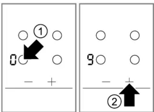 CONSTRUCTA CX3BS601 - Selecting heat settings - 1