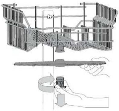 WHIRLPOOL WSIO 3T223 PE X - RENG∅RING AF SPULEARMENE - 1