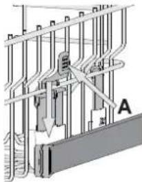 WHIRLPOOL WSIO 3T223 PE X - ADJUSTING THE HEIGHT OF THE UPPER RACK - 1