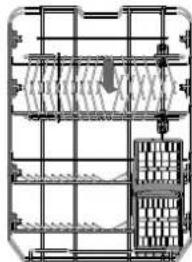 WHIRLPOOL WSIO 3T223 PE X - OPVOUWBARE KLEPPEN MET VERSTELBARE STAND - 2